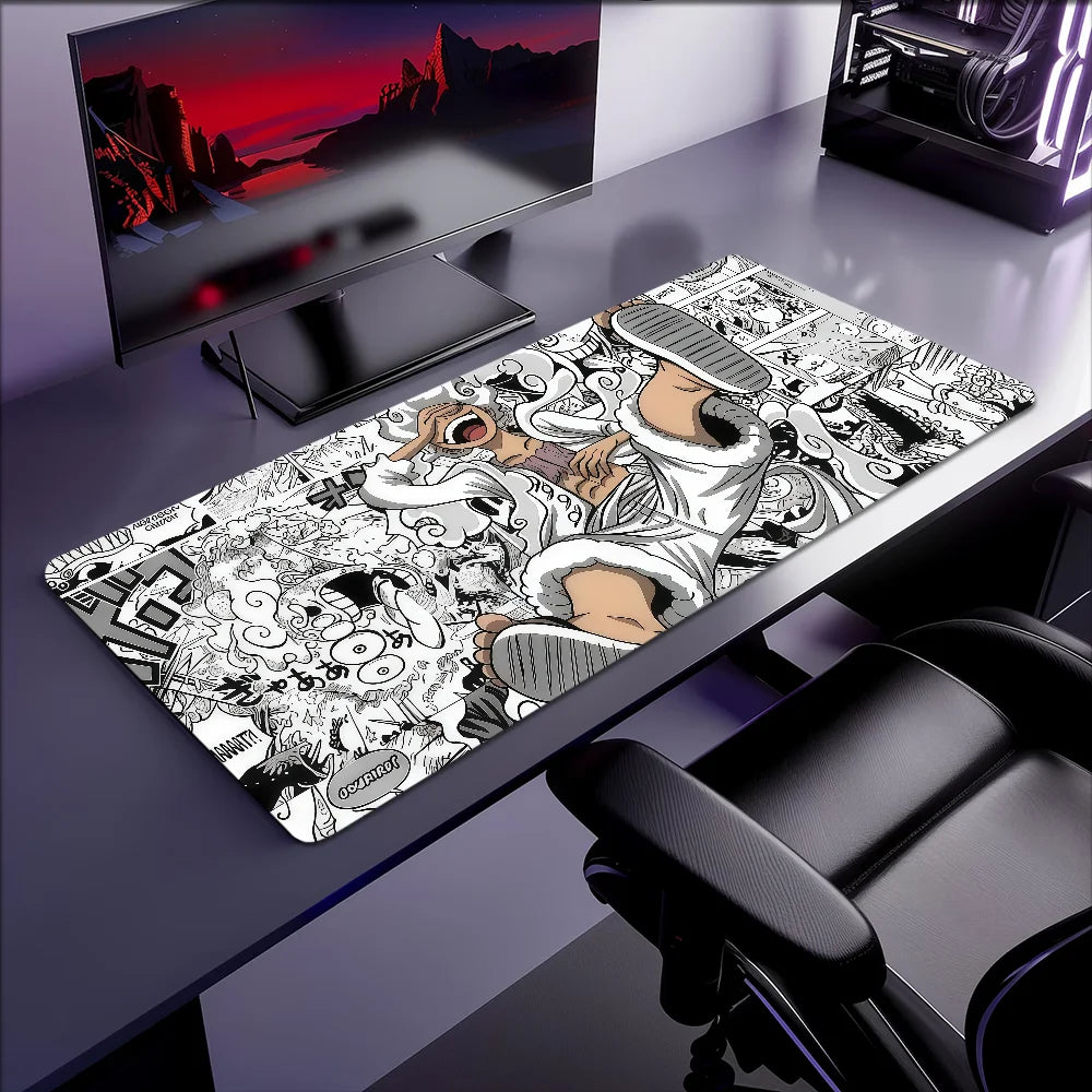 Mouse Pad Pirates Non-slip P-PIECE Lockedge ONE Office Student Gaming Battle Thickened Anime Large Writing Cushion MousePad