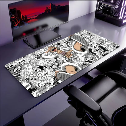 Mouse Pad Pirates Non-slip P-PIECE Lockedge ONE Office Student Gaming Battle Thickened Anime Large Writing Cushion MousePad