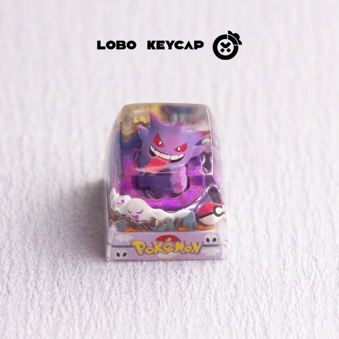 Anime Keycap Pokemon Snorlax Pikachu Gengar Single Handmade Cute Resin Custom Esc For Mechanical Keyboard Enthusiasts Keycaps