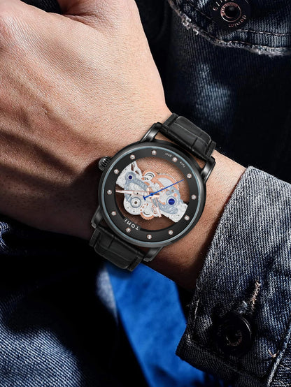 TOMI New Popular Watch Luxury Casual Men's and Women's Watch Hollow Diamond Quartz Watch