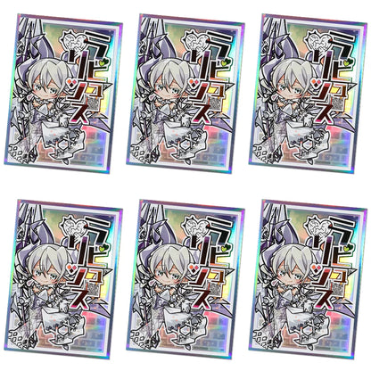 62x89mm 50PCS Anime Holographic Trading Card Sleeves Cartoon Card Sleeves Japanese Card Protector for YGO Game Cards