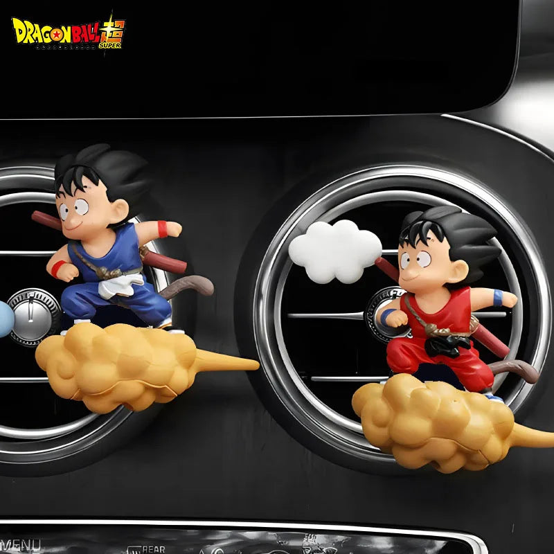 Cartoon Dragons Balls Son Goku Flying Ornament Cute Air Outlet Clip Aromatherapy Kawaii Decoration Car Gifts