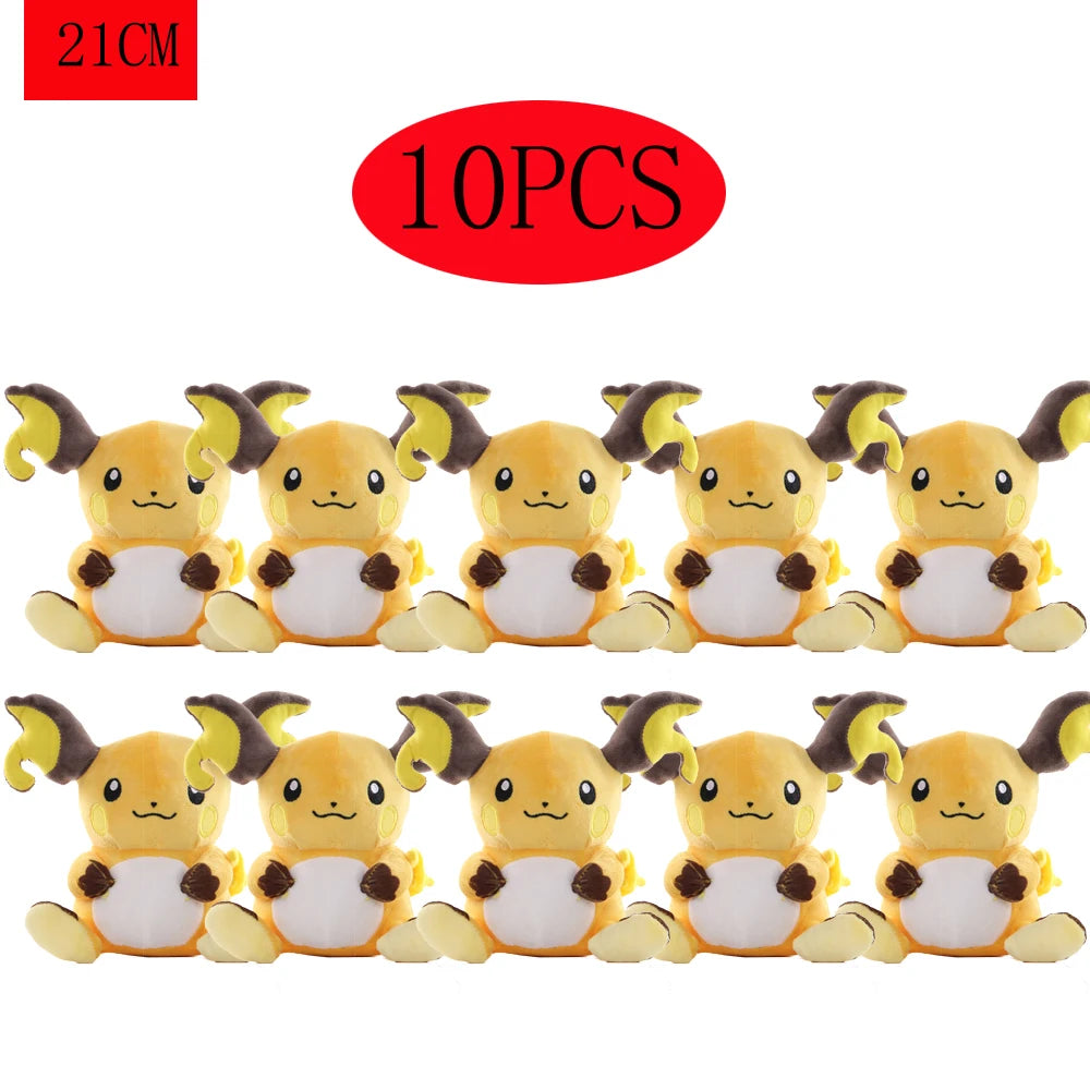 2026 Pokemon Plush Dolls Set - Soft Stuffed Animals Pikachu Charmander Bulbasaur Squirtle Psyduck Eevee Peluche Toy Gifts