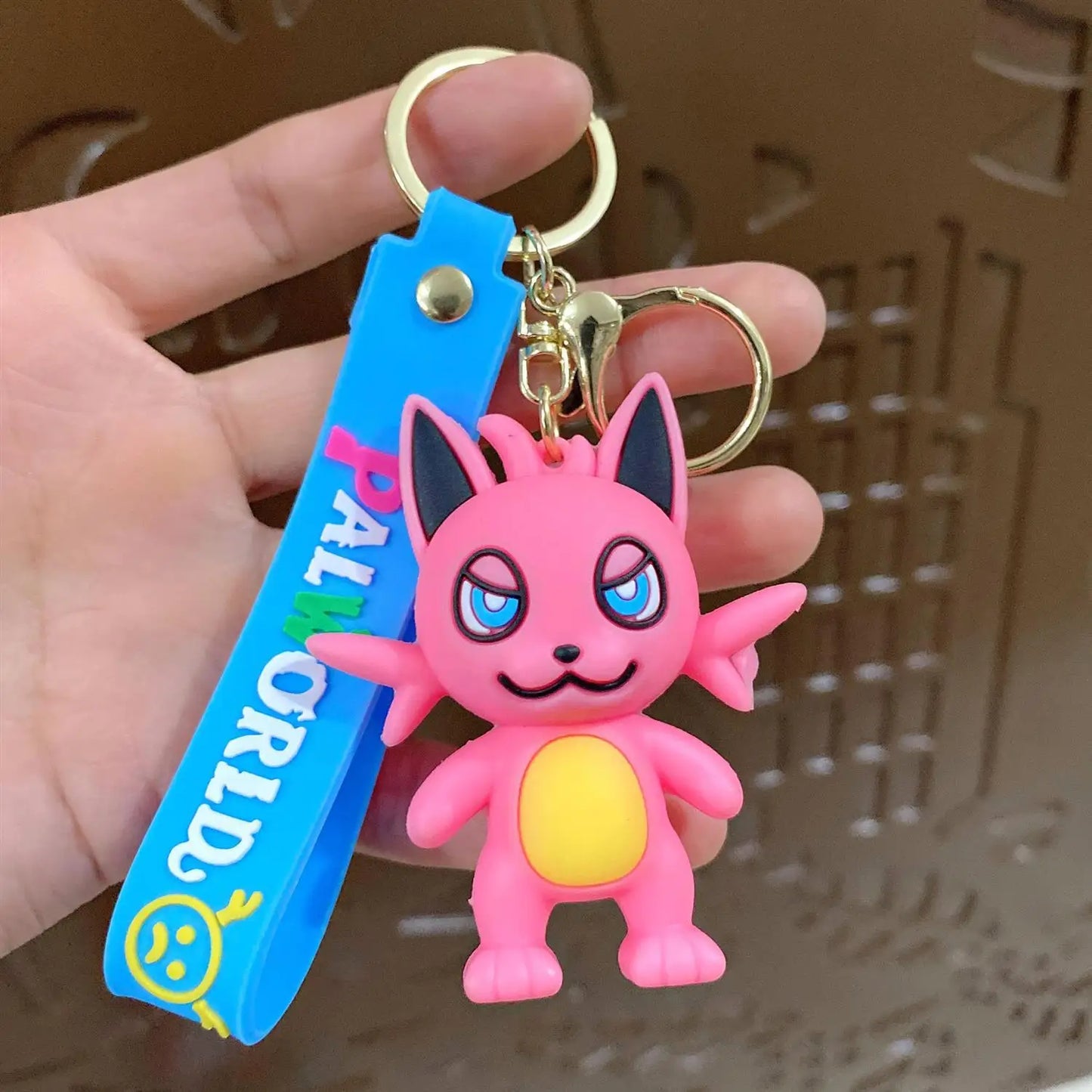 New Palworld Chillet Cryolinx Chikipi Plush Keychain Cute Doll Design for Bags or Car
