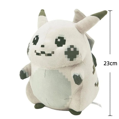 Pokemon Initial Pikachu Plush Pixel Pikachu Stuffed Doll Anime Hobbies Toys Adorably Home Decor Toys Anime Doll Birthday Gifts