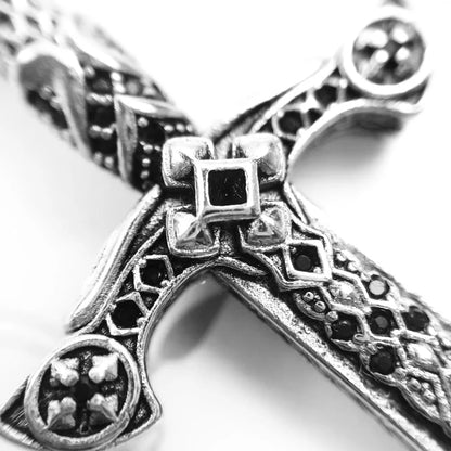 Pendant Sword With Crown Skull Knight Window New Fine Jewelry Europe Style 925 Sterling Silver Protection Gift For Women Men