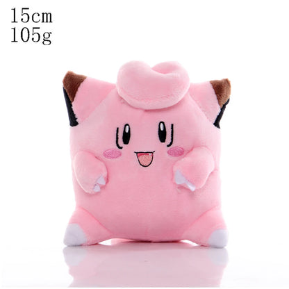 2026 Pokemon Plush Dolls Set - Soft Stuffed Animals Pikachu Charmander Bulbasaur Squirtle Psyduck Eevee Peluche Toy Gifts