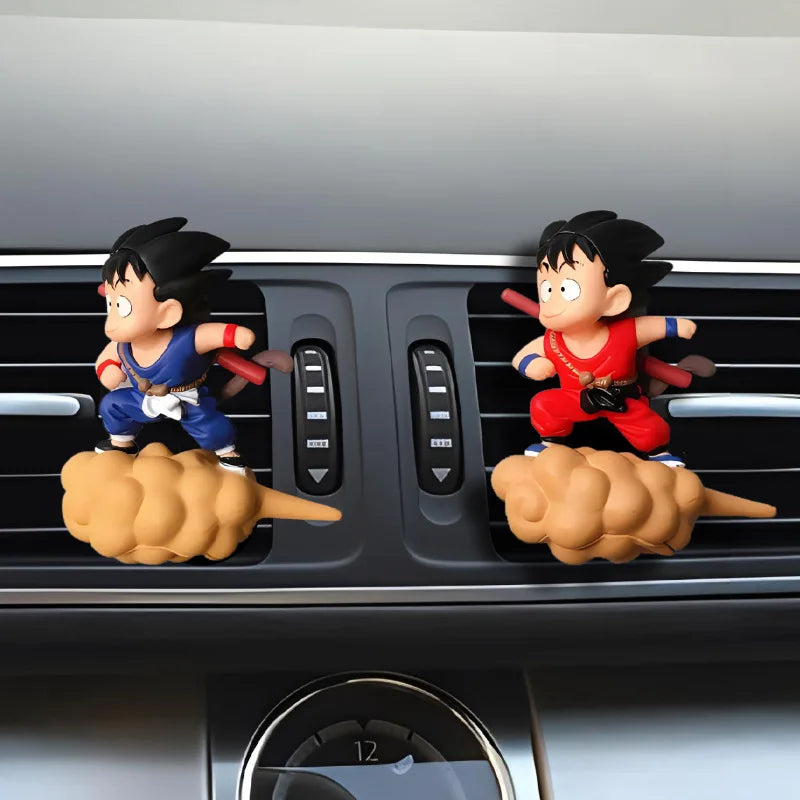 Cartoon Dragons Balls Son Goku Flying Ornament Cute Air Outlet Clip Aromatherapy Kawaii Decoration Car Gifts