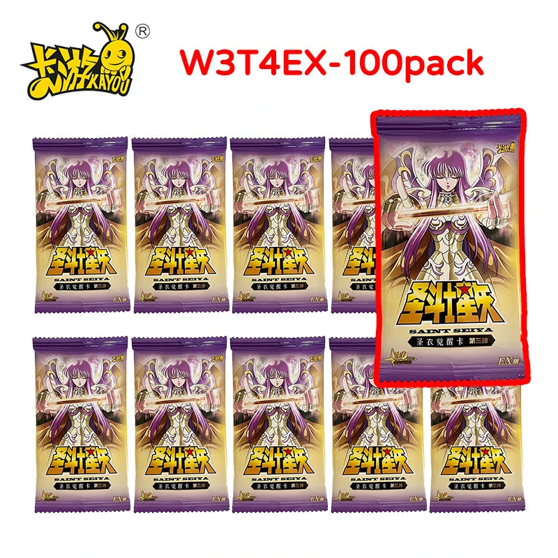 New Kayou Saint Seiya Cloth Awakening Card Box Manga Edition Collectible Card Star Pack Japanese Anime Rare Collection Cards