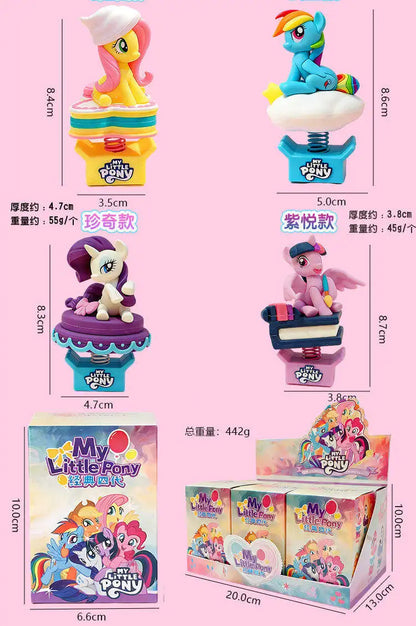 My Little Pony Twilight Sparkle Rarity Rocking Ornament Home Decor Car-mounted Accessories Stress-relieving Toys Gifts Genuine