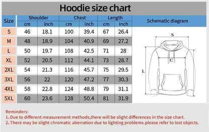 2025 Classic Anime Yu Gi Oh Character Dark Game Printed Men's Autumn and Winter Thick and Wide Y2K Halloween COS Wide Hoodie
