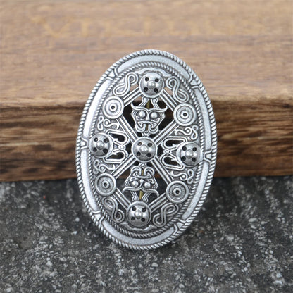 Nostalgia 1Pcs Retro Sweden Norse Viking Brooches Badge Suit Shirt Clothing Jewelry Brosch Talisman