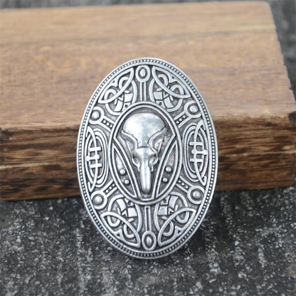 Nostalgia 1Pcs Retro Sweden Norse Viking Brooches Badge Suit Shirt Clothing Jewelry Brosch Talisman