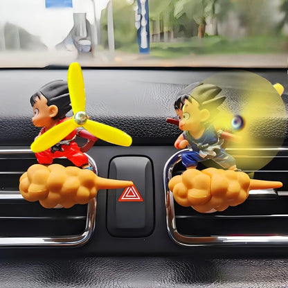 Cartoon Dragons Balls Son Goku Flying Ornament Cute Air Outlet Clip Aromatherapy Kawaii Decoration Car Gifts
