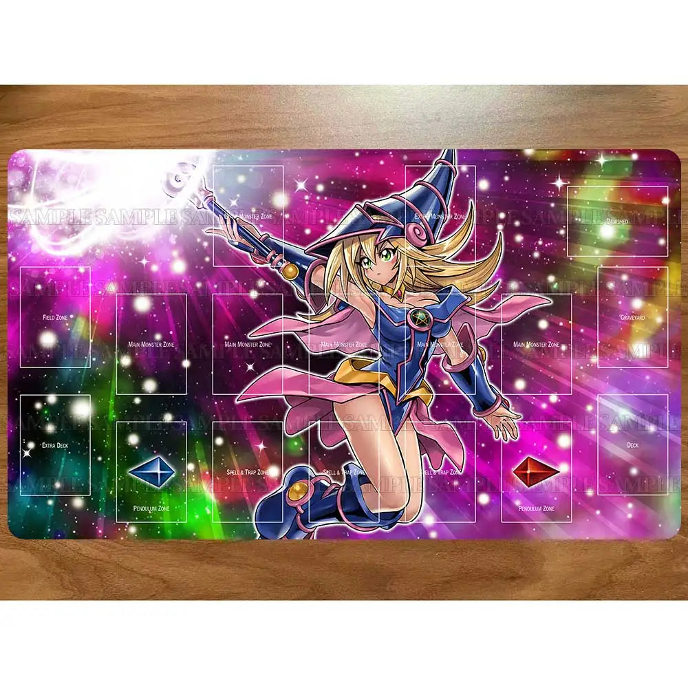 Yu-Gi-Oh Playmat Dark Magician Girl Card Game Pad YGO Mat KMC TCG YuGiOh M-007
