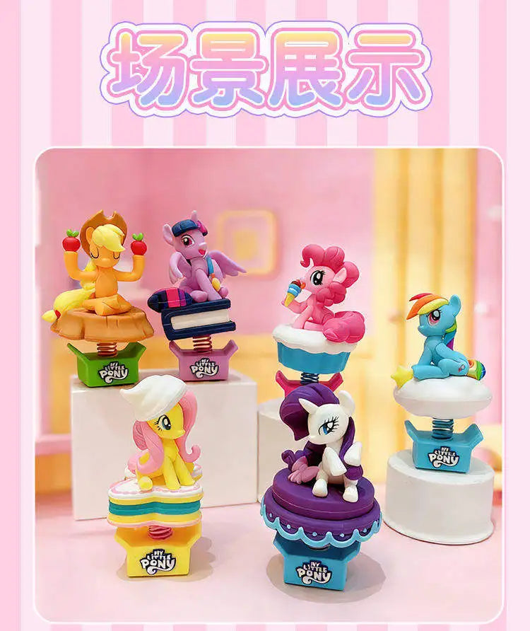 My Little Pony Twilight Sparkle Rarity Rocking Ornament Home Decor Car-mounted Accessories Stress-relieving Toys Gifts Genuine