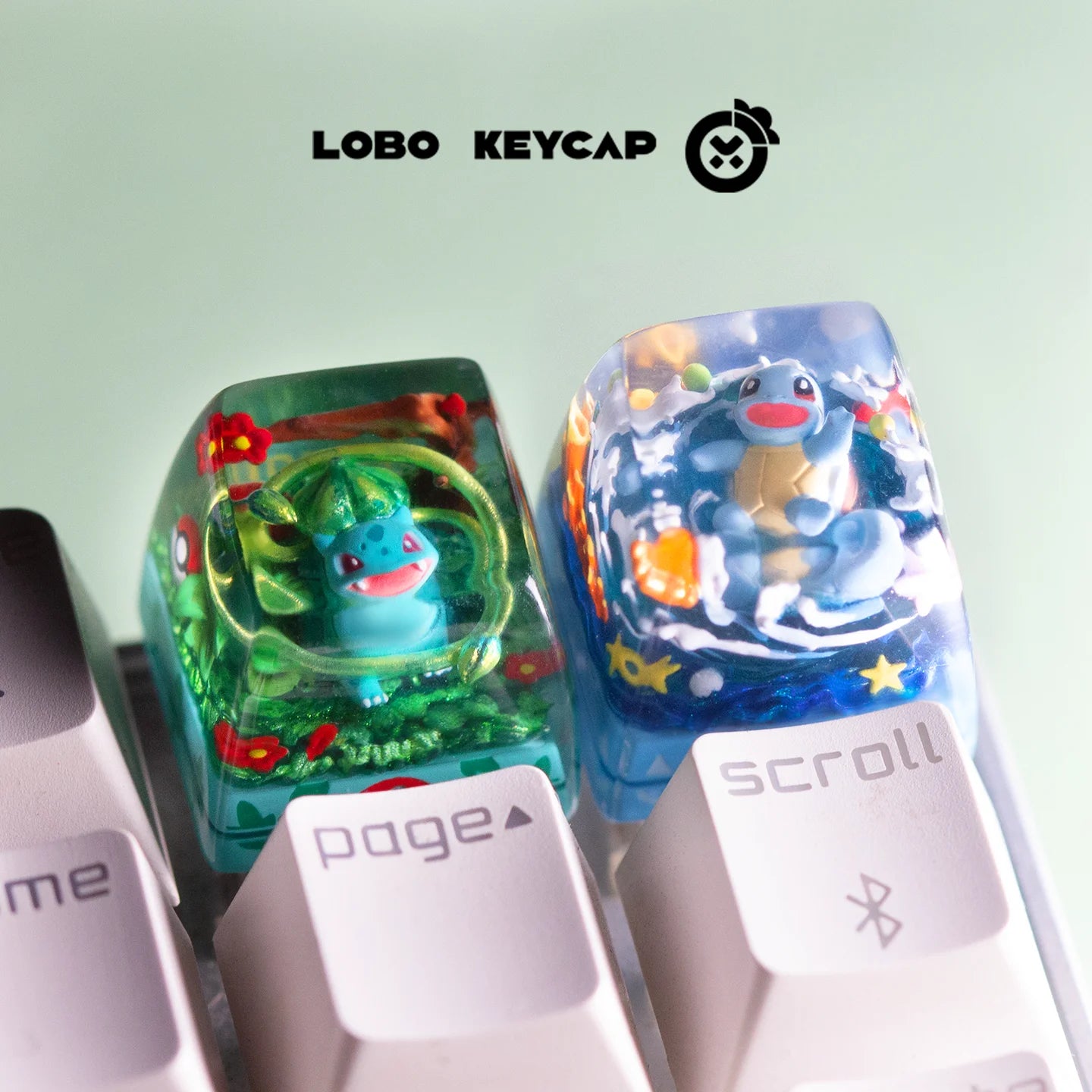 Anime Keycap Pokemon Snorlax Pikachu Gengar Single Handmade Cute Resin Custom Esc For Mechanical Keyboard Enthusiasts Keycaps