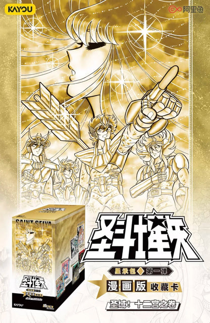 New Kayou Saint Seiya Cloth Awakening Card Box Manga Edition Collectible Card Star Pack Japanese Anime Rare Collection Cards