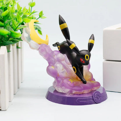 8 style Pok é mon Action Doll Pikachu Adventure Eevee Blind Box Anime Model Desktop Decorations Pok é mon Toys Boy Birthday Gift