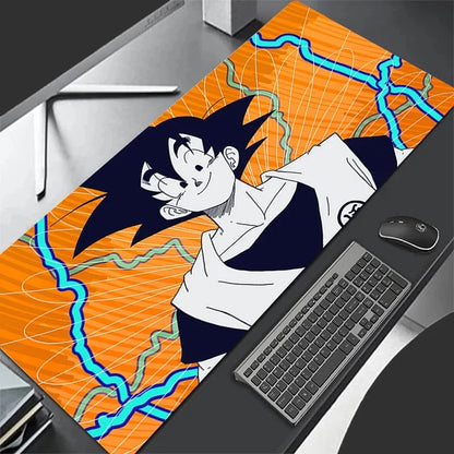 Japan Cool Anime Mouse Pad Laptop Black and White Gaming Mousepad Large D-Dragoned Balls Keyboard Rug PC Gamer Cabinet Desk Mat