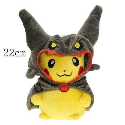 Pokemon Pikachu Morpeko Gengar Cosplay Toy Snorlax Garchomp Tyranitar Hydreigon Anime Eevee Lapras Stuffed Plush Charizard doll