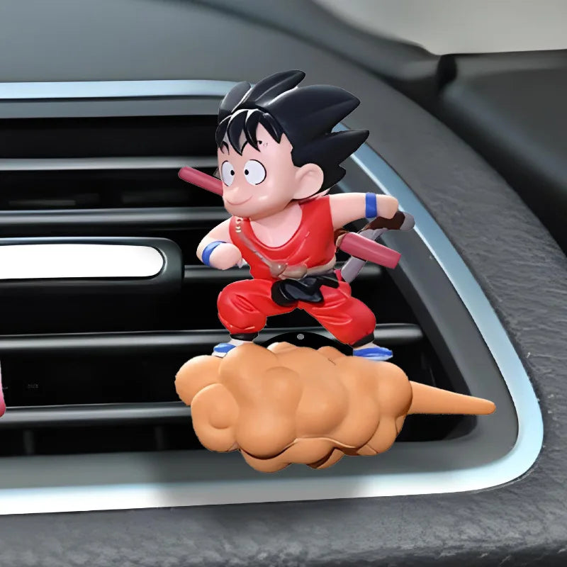 Cartoon Dragons Balls Son Goku Flying Ornament Cute Air Outlet Clip Aromatherapy Kawaii Decoration Car Gifts