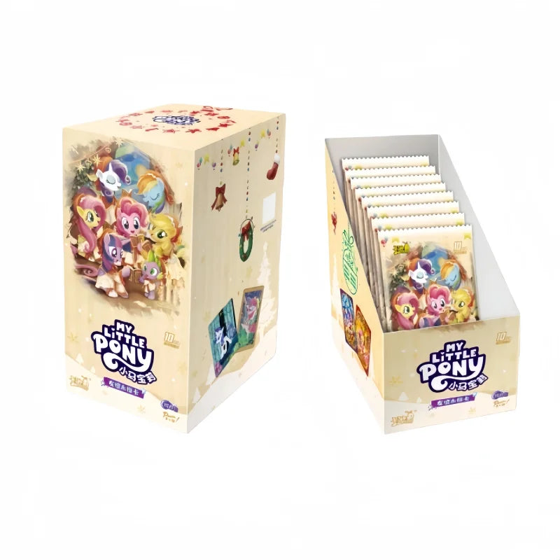 KAYOU Authentic My Little Pony Shining Moon Pack 11th Edition Hidden SC Trading Collectible Cards Toy Gift for Kids Birthday