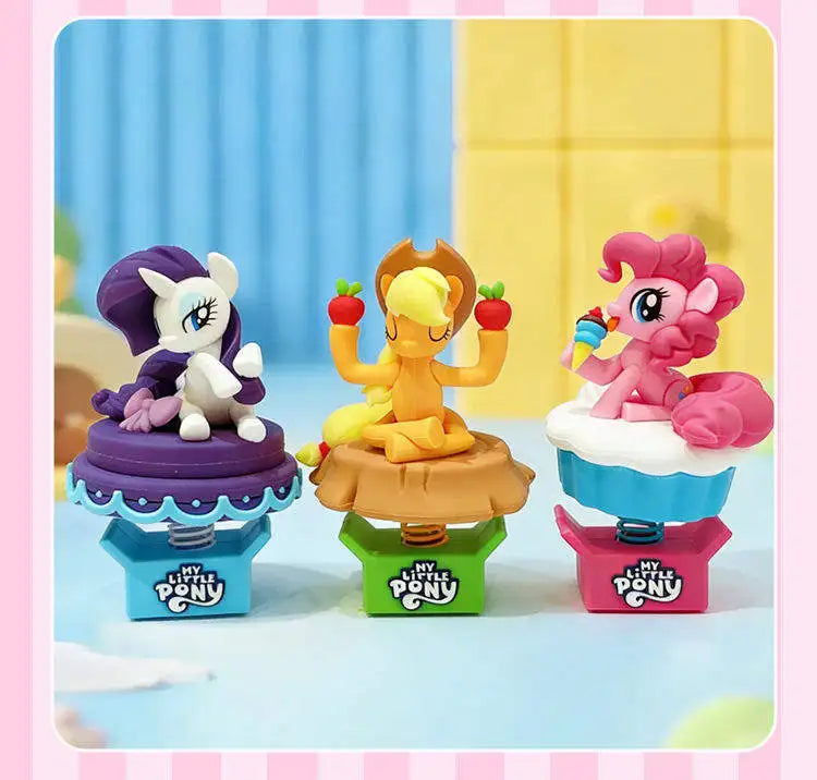 My Little Pony Twilight Sparkle Rarity Rocking Ornament Home Decor Car-mounted Accessories Stress-relieving Toys Gifts Genuine