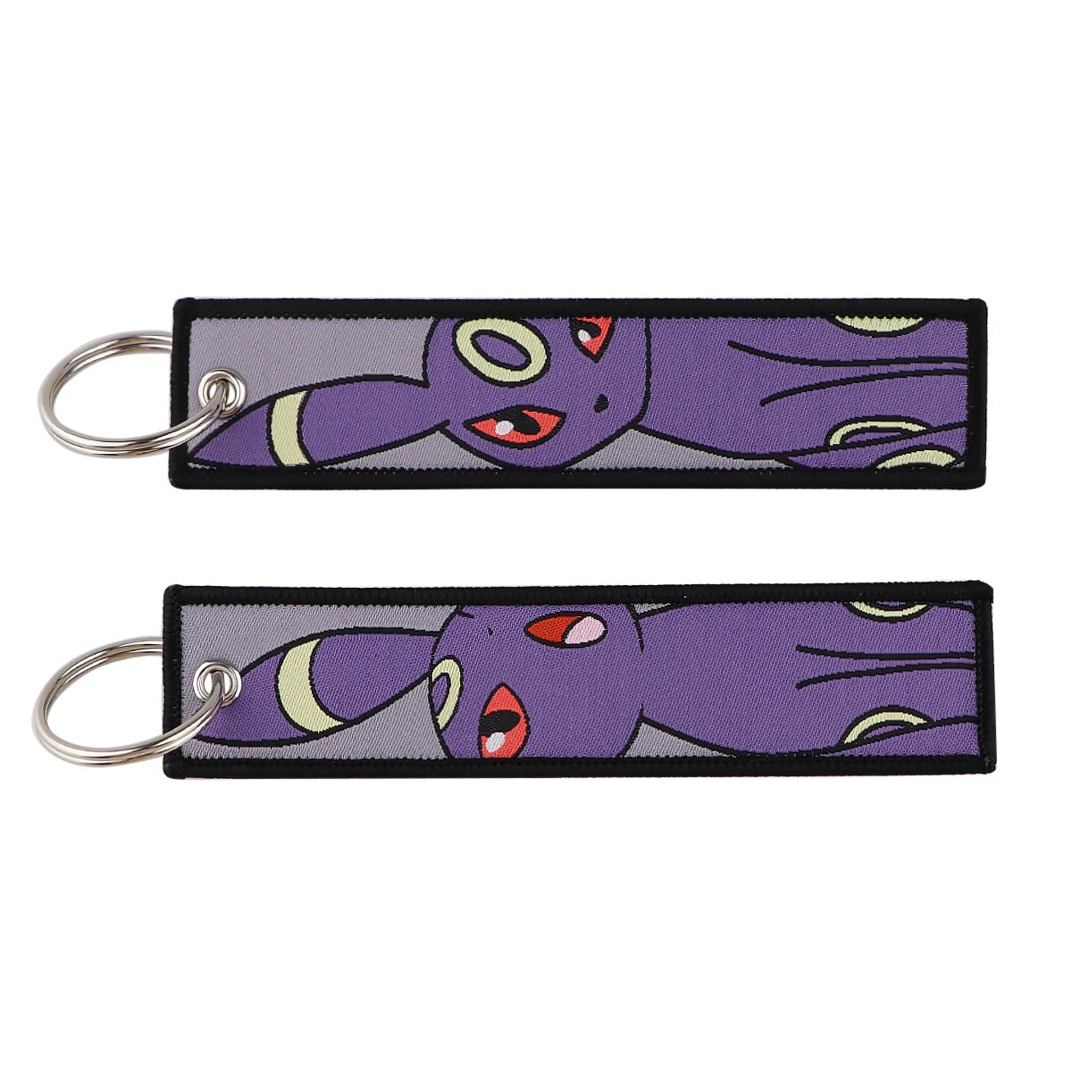 Anime Cute Animal Jet Tag Embroidery Keys Tag Women Keyring Cartoon Car Keys Fashion Jewelry Accessories Kids Gifts 1PCS