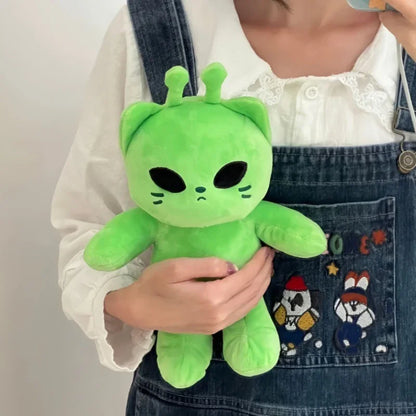 Cute Alien Cat Plush Toy Super Soft Plushie Dolls Kawaii Stuffed Animal Pillow Home Decor Couple Gift for Child Companion Gift