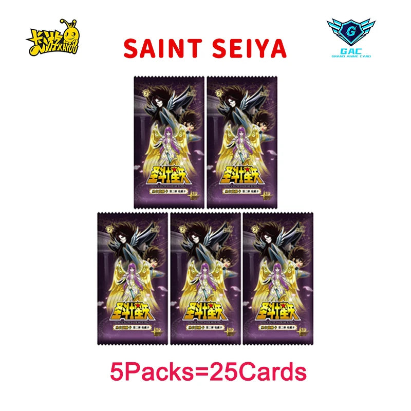New Kayou Saint Seiya Cloth Awakening Card Box Manga Edition Collectible Card Star Pack Japanese Anime Rare Collection Cards