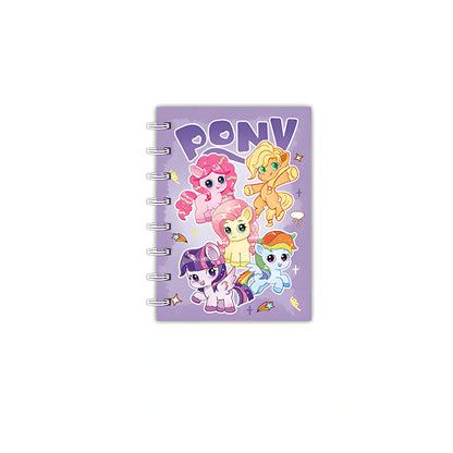 1 Pc Gold Stamping Coil Notebook - Kawaii Anime Cartoon Diary & Planner | Aesthetic Wire-Bound Journal for School & Office