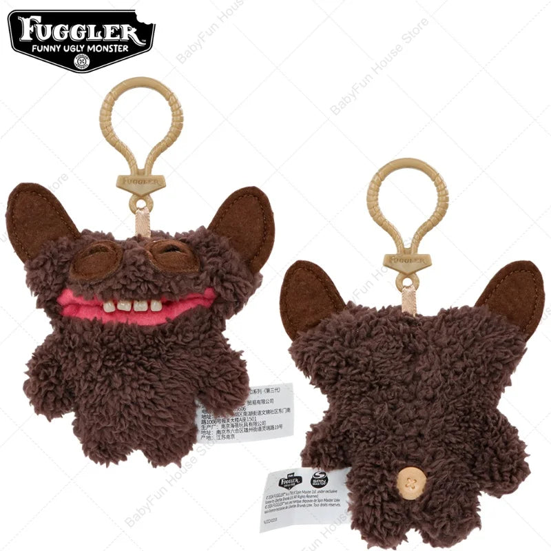Original Fuggler Ugly Teeth Monster Plush Toy Keychain Pendant