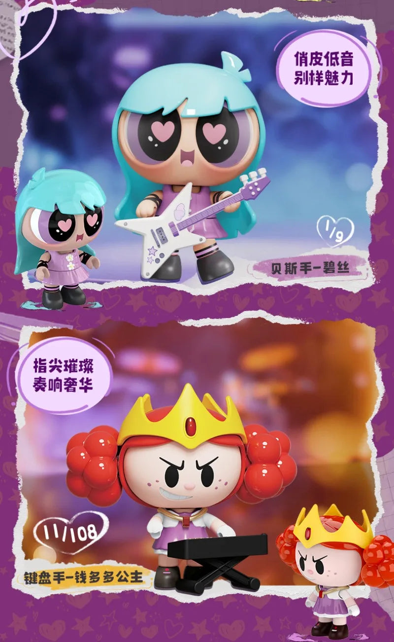 BLOKEES Assemble The Powerpuff Girls GV1 Season Blossom Buttercup Bubbles Collectible Birthday Gift In Stock Toy Models