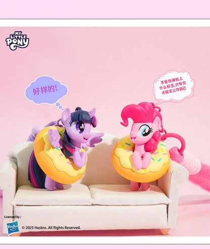 Official My Little Pony Donut Charm Bracelet Adjustable Wristband And Bag Chain Cute Kawaii Gift For Fans Friendship