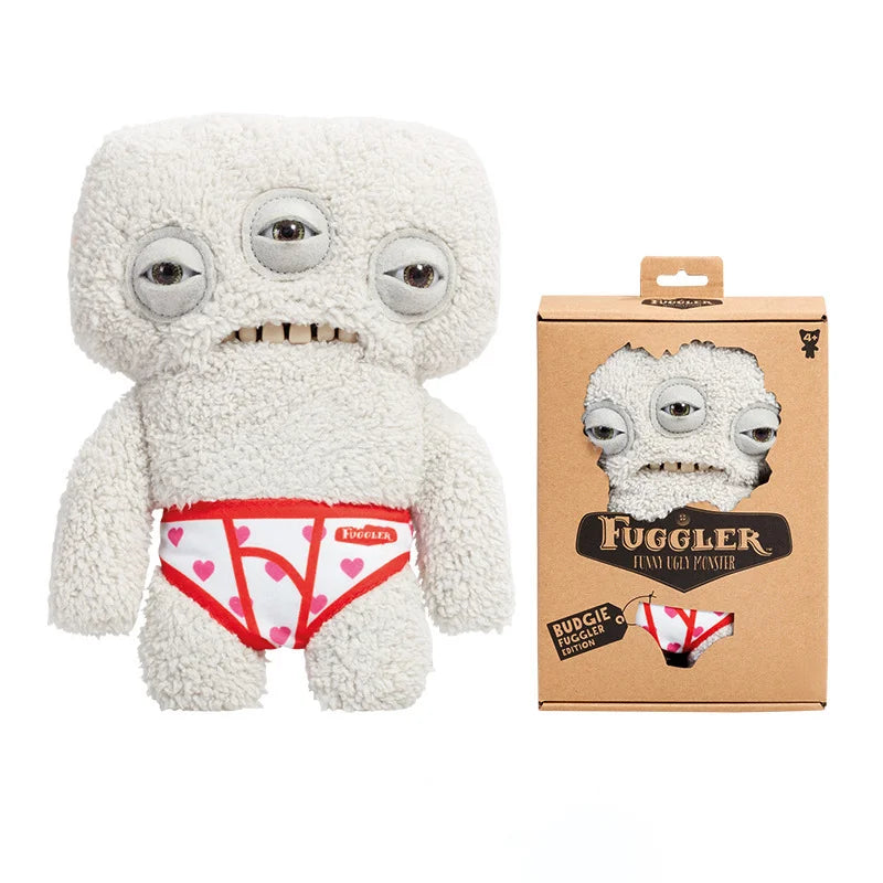 Fuggler WIDE EYED WEIRDO Soft Peluche Plush Doll Teeth Monster Ugly Cute Funny Soft Toy Chlidren Christmas Birthday Gift