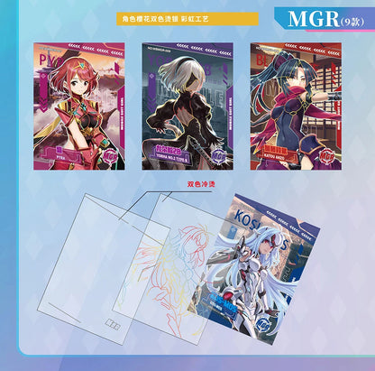 Exceedingly Beautiful Women Goddess Cards Anime Premium Spicy HOLO Booster Thick Exquisite Metal Card Games Toys Gift