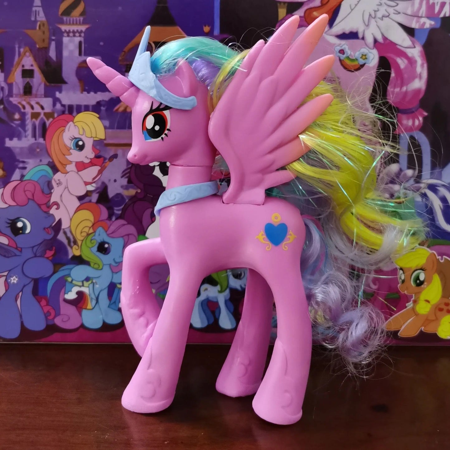 My Little Pony Toy Set Fluttershy Rainbow Dash Twilight Sparkle Princess Cadence Luna Hand Gift