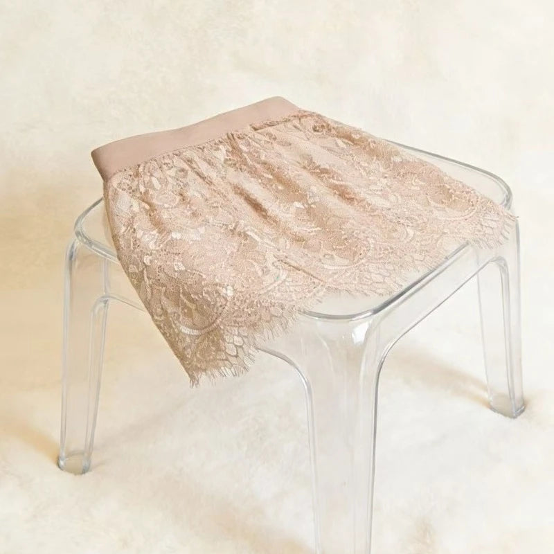 Miniskirt Sexy Transparent Lace Mesh Skirt Shirt Extender Women Summer Mini Black White Short Micro Skirt Ladies Underskirt