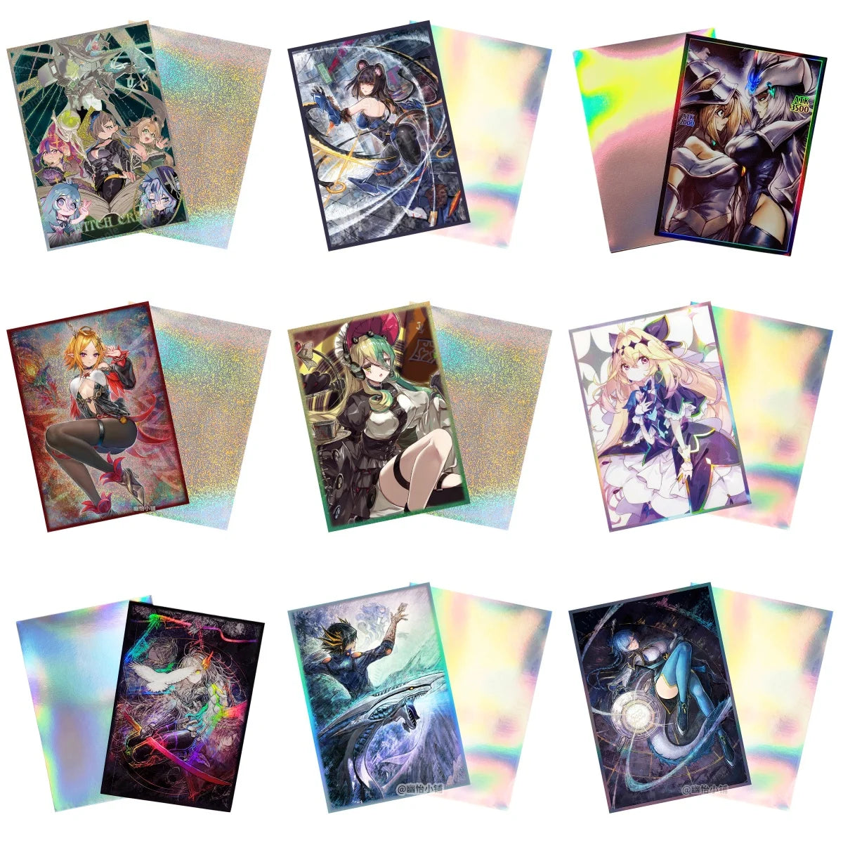 50pcs Diy Yu-Gi-Oh! Witchcrafter Madame Rilliona Card Sleeve TCG OCG Kewl Tune Rotary Galatea Game Collectible Card Sleeve Toys