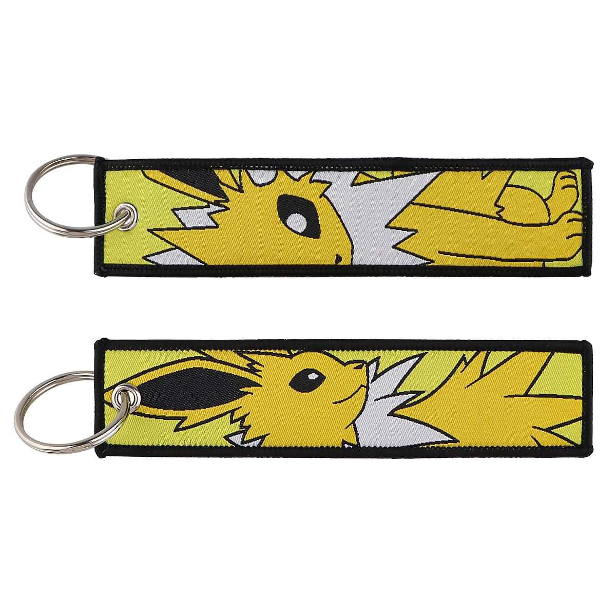 Anime Cute Animal Jet Tag Embroidery Keys Tag Women Keyring Cartoon Car Keys Fashion Jewelry Accessories Kids Gifts 1PCS