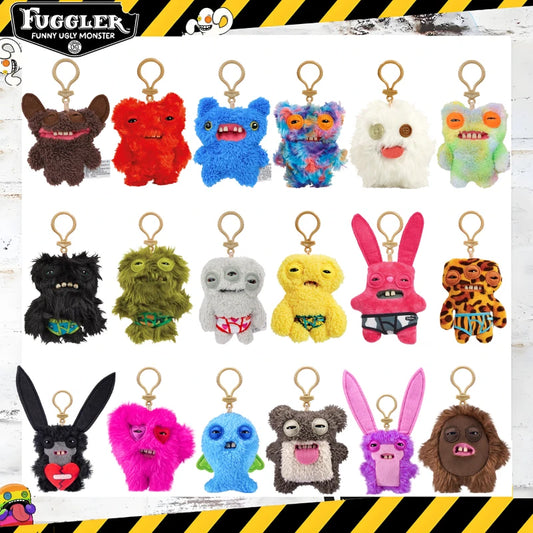 Original Fuggler Ugly Teeth Monster Plush Toy Keychain Pendant