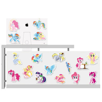 50Pcs Pony Stickers Cute Cartoon Stickers Mobile Phone Cup Notebook Waterproof Decorative Hand Account Stickers