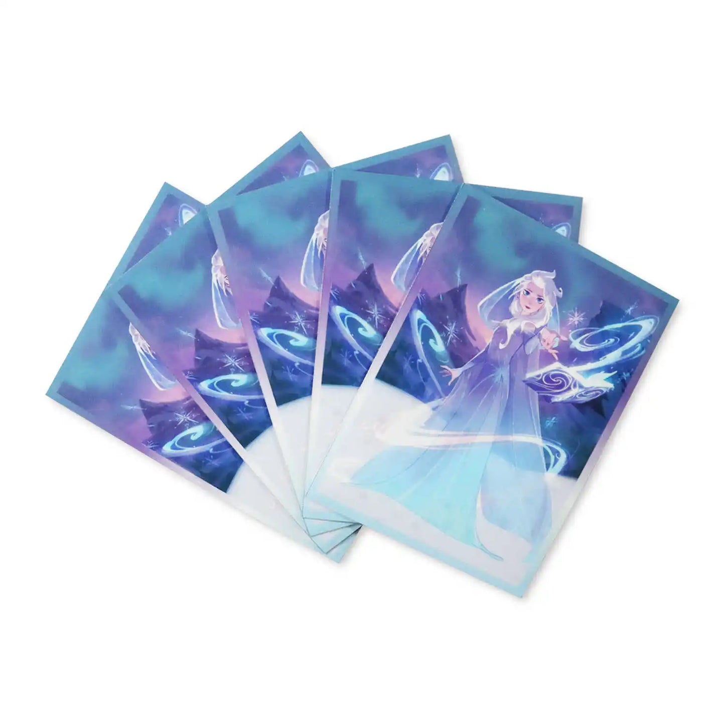 60Pcs/Set 66x91mm Anime TCG Game Lorcana Trading Card Game DIY Matte Card Sleeve Hobbies Collection Gift Toys