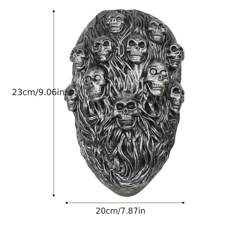 Scary Steam Skeleton Mask for Halloween Cosplay and Masquerade Parties - Perfect Gift for Men
