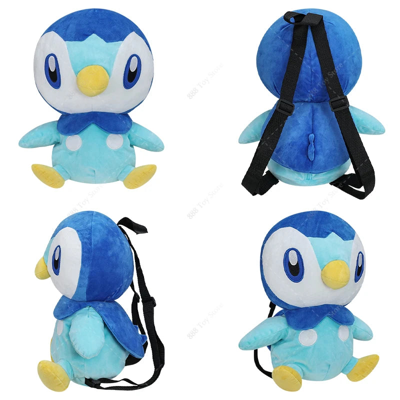 Pokemon Plush Backpack Anime Gengar Charizard Piplup Eevee Mimikyu Soft Stuffed Schoolbag Shoulder Bag Toy for Kids