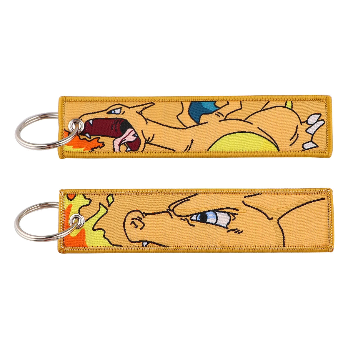 Anime Cute Animal Jet Tag Embroidery Keys Tag Women Keyring Cartoon Car Keys Fashion Jewelry Accessories Kids Gifts 1PCS