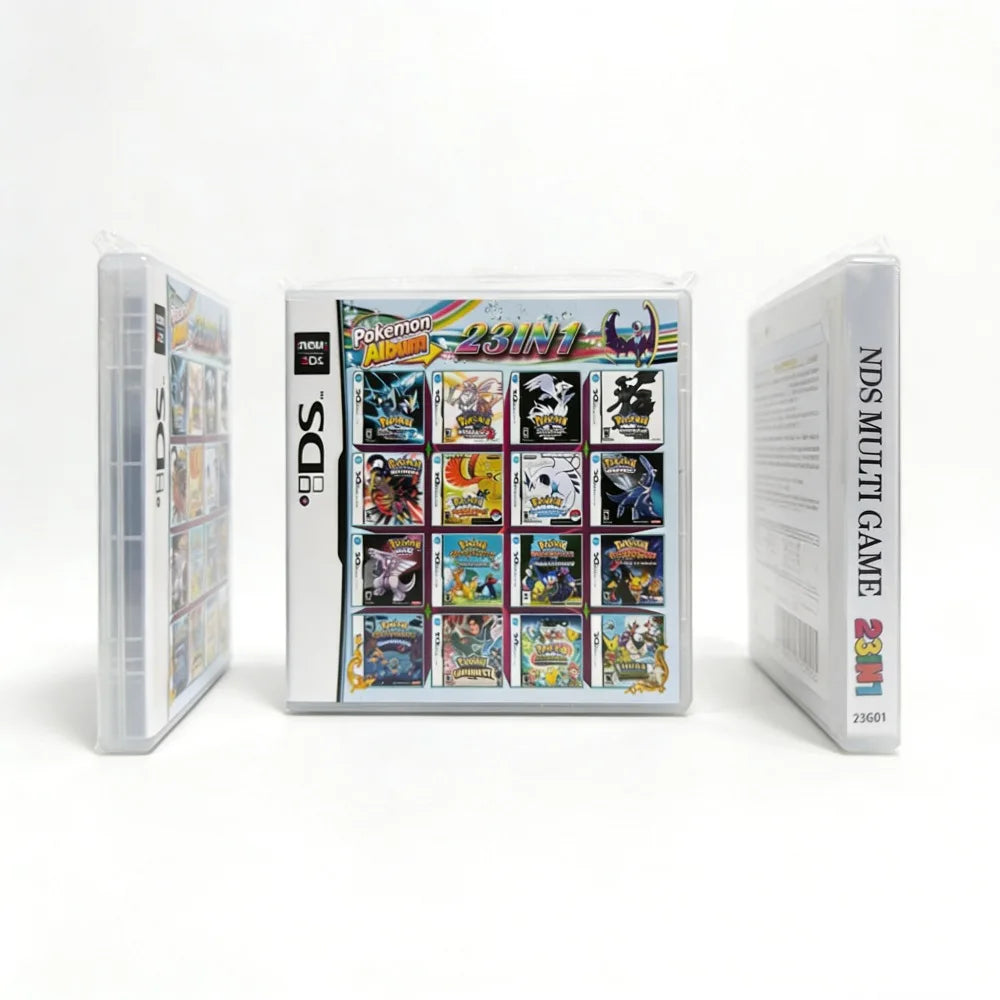 USA English Peripheral Pokemon Console Cartridge NDS Game Card 23 in 1 4300 in 1  White Box R4 Game Cards Collection Boy Gift