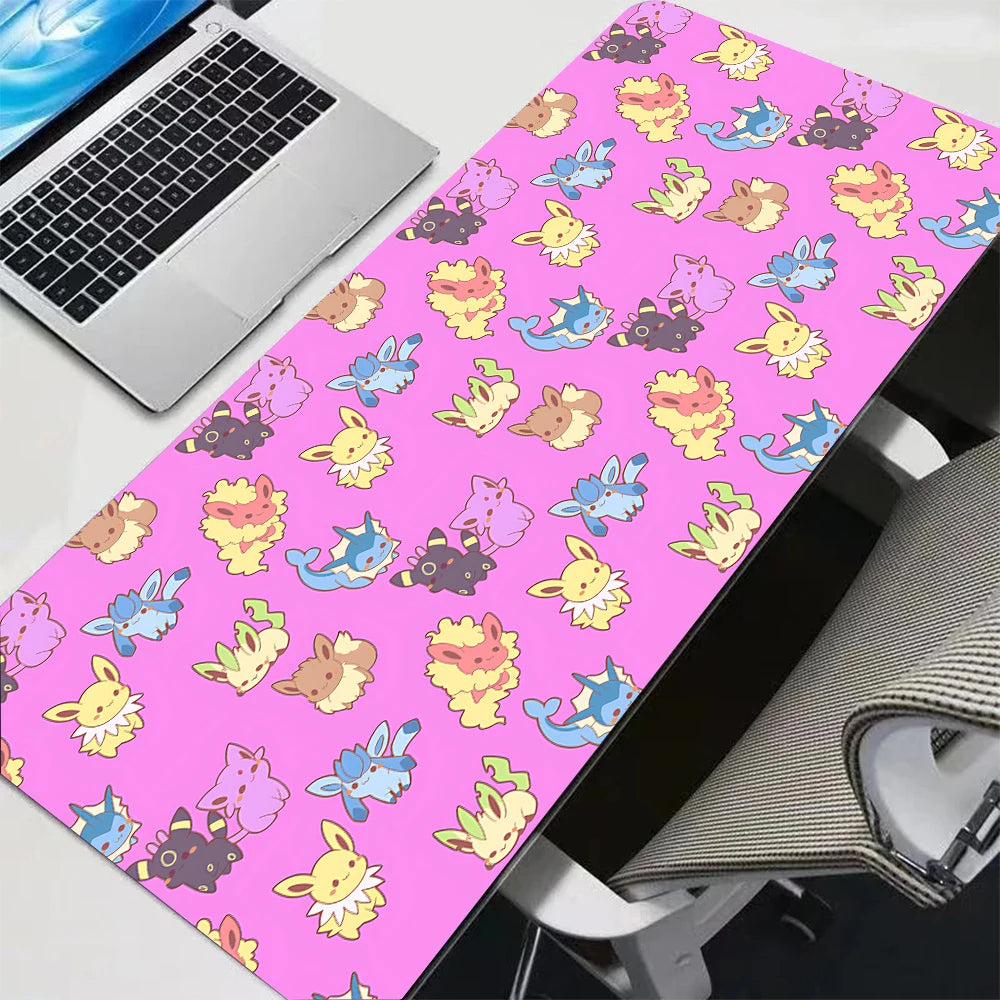 Rubber Mouse Pad Gaming Large Anime 600x350 Pokemon Keyboard Desk Mat Gamer Playmat Laptop PC Accessories Carpet Kawaii Mousepad
