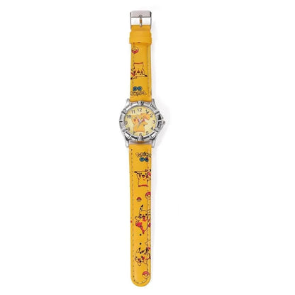 Pocket Monster Pikaqiu kawaii Fashion Trend Creative Watch Boys and Girls Children's Anime Cartoon Birthday Gift Box